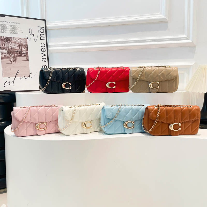 Coach Quilted Pillow Tabby / Chain Shoulder Bag